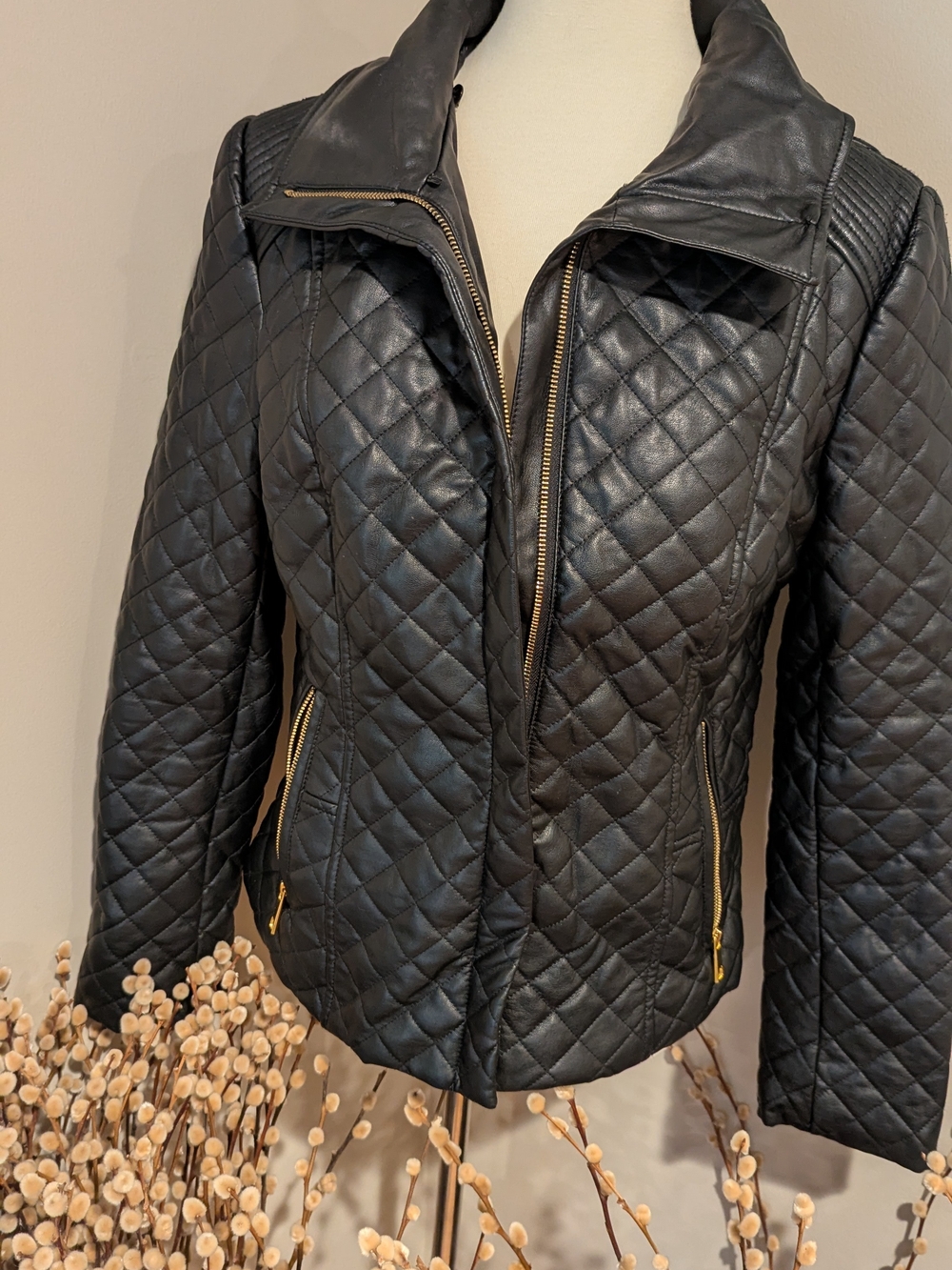 INC Quilted Black Women's Jacket